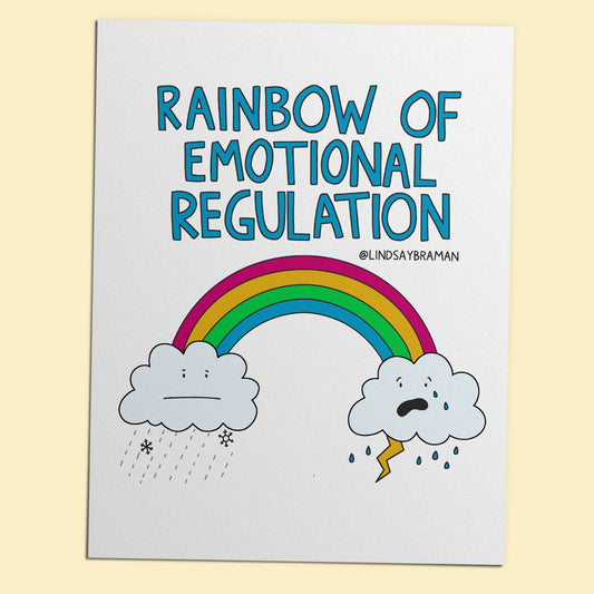 Printable PDF Download: Rainbow of Emotional Regulation | Social Emotional Learning Printable Bundle